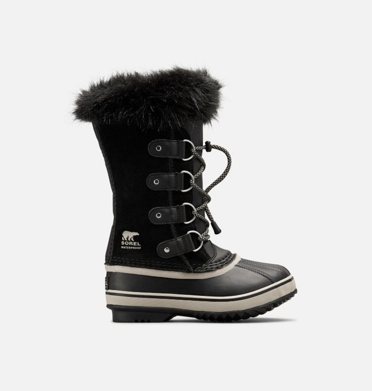 Kids Snow Boots Black - Sorel Youth Joan of Arctic™ - 950-BTGMXU